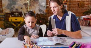 Creative Kids - A Boy Painting
