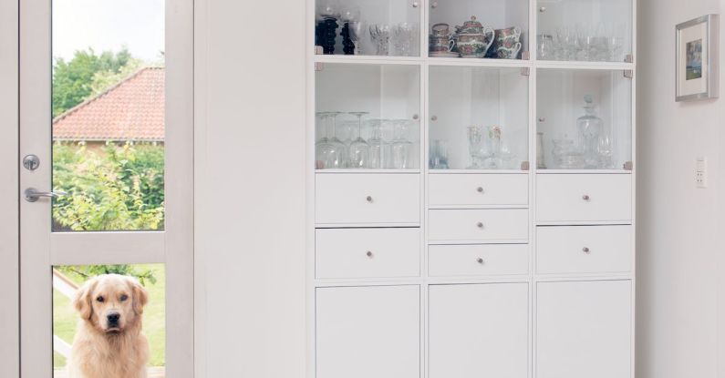 Clean Home Pets - Closed White Wooden Cabinet
