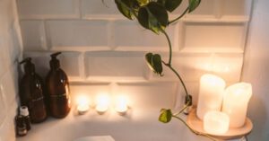 Hotel Family - A Romantic Setting In The Bathroom