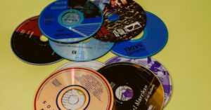 Digital Etiquette - Blue and Black Round Compact Disc